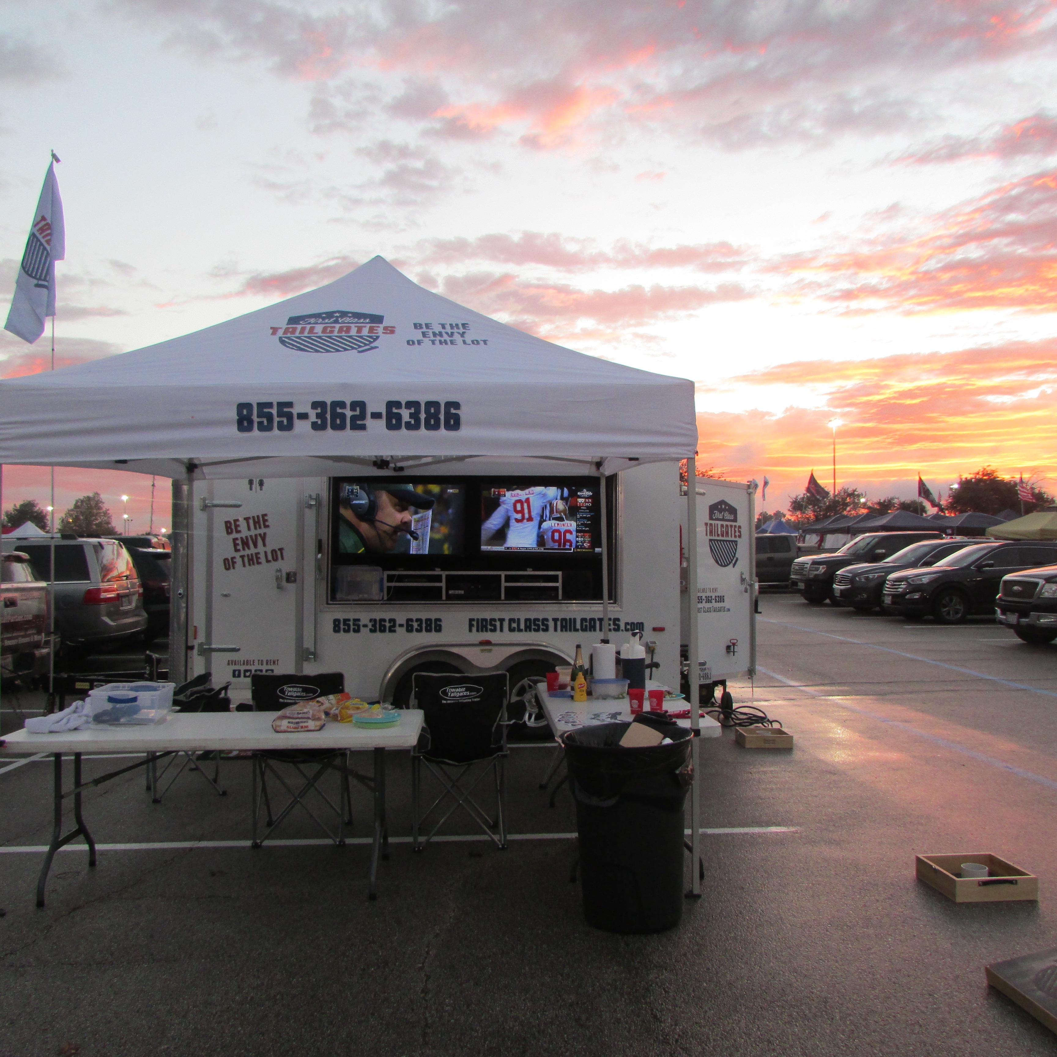 tailgate for rent